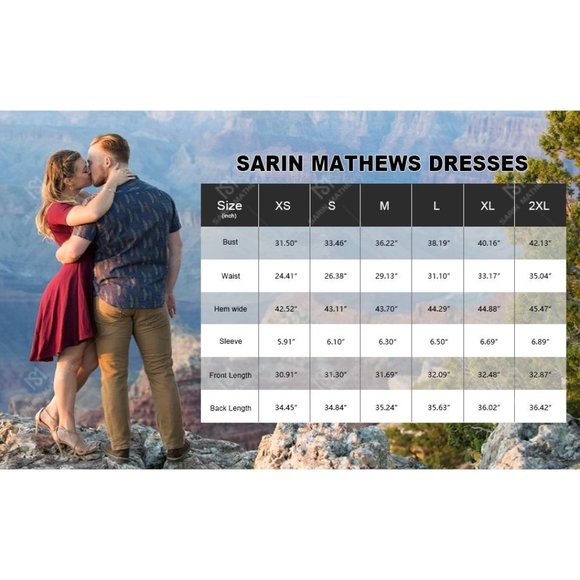 New Sarin Mathews Womens Off The Shoulder Short Sleeve High Low Cocktail… - Picture 6 of 14